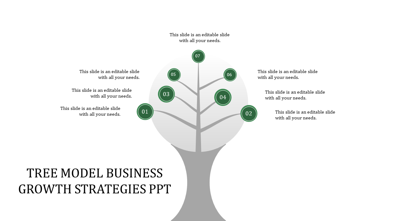Free - Use Our Business Growth Strategies PPT Presentation Design